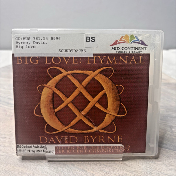 David Byrne – Big Love: Hymnal CD 2008 HBO Soundtrack Score Talking Heads Rare - Picture 1 of 5